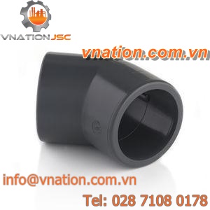 elbow fitting / weld / threaded / PVC