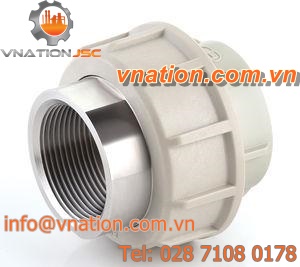 union fitting / weld / threaded / straight