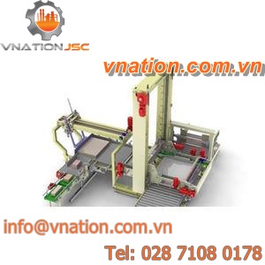 layer palletizer / low level infeed / case / automatic