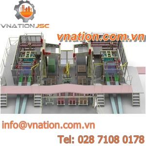 layer palletizer / high level infeed / case / robotic