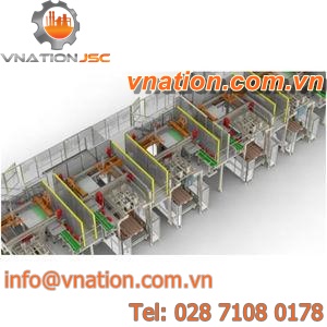 layer palletizer / high level infeed / case / automatic