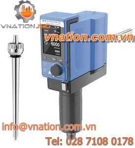 laboratory agitator / shaft drive / digital / vertical