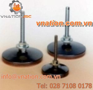 machine foot / anti-vibration / metal