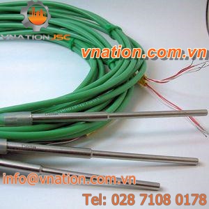 thermocouple temperature sensor / Pt100 / stainless steel / for pharmaceutical autoclaves