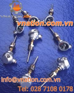 thermocouple temperature sensor / Pt100 / with thermocouple output / flange