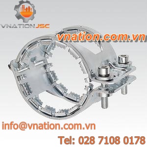 support flange / cast iron / saddle tee