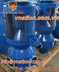 cyclone separator / particle / dust control / for the plastics industry