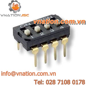 slide switch / single-pole / electromechanical