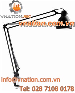swing-arm lighting fixture / LED / for workstations