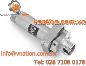 optical adapter / fiber optic / flange / stainless steel
