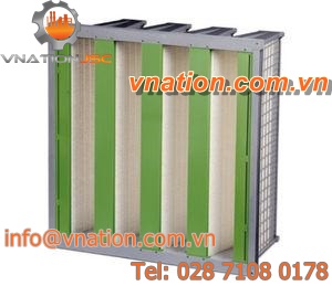 air filter / panel / disposable / low-pressure