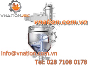 vacuum dryer / mixer / vertical / conical