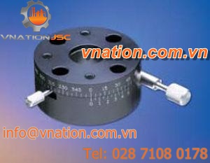 rotary positioning stage / 1-axis / ball bearing
