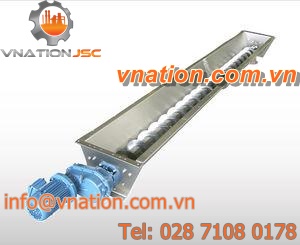 screw conveyor / for the food industry / for the pharmaceutical industry / for powders