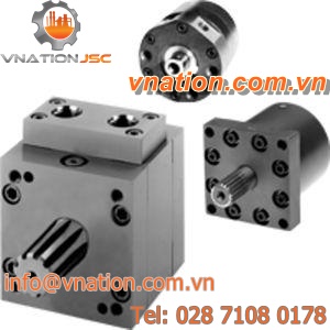 rotary actuator / hydraulic / double-acting / mini