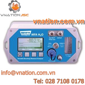 gas analyzer / humidity / dew-point / benchtop