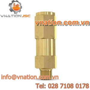 direct-acting safety valve / spring / brass