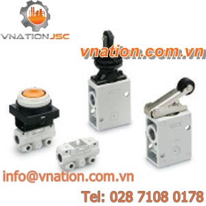 poppet valve / for air / vacuum / 2/3-way
