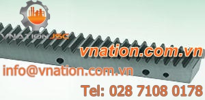 straight-toothed rack and pinion