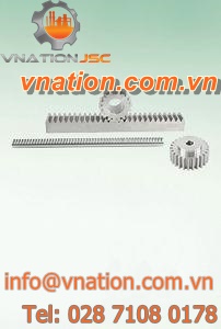 straight-toothed sprocket wheel / hub / linear