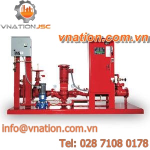 centrifugal pumping unit / firefighting / compact