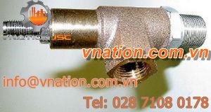 needle valve / shut-off / for water