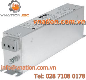 low-pass electronic filter / passive / RFI / AC