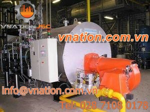 superheated steam boiler / gas / fire tube / horizontal
