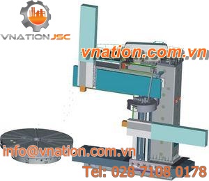 CNC lathe / vertical / large / single-column