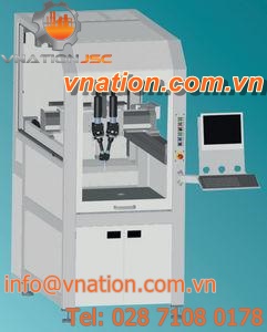 resin mixer-dispenser / for chlorine / with gear pump / automatic