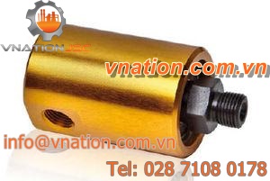 air rotary union / pneumatic / for vacuum / ball bearing