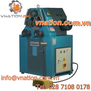 motorized bending machine / electric / profile / with 3 drive rolls