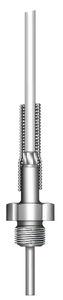 resistance temperature probe / with thermocouple output / threaded