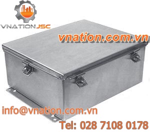 wall-mount enclosure / stainless steel / for instrumentation