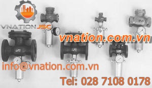 diaphragm valve / pressure-control / for water / air-operated