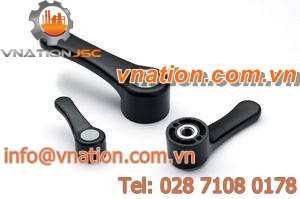 clamping lever with plastic handle / threaded