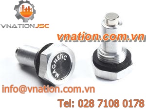 threaded cap / hexagonal / aluminum