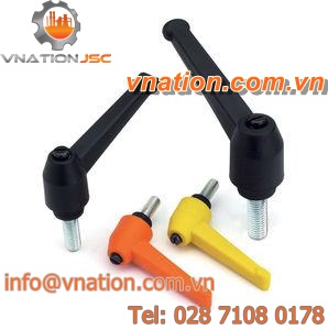 external thread clamping lever / with plastic handle
