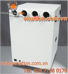 fume extraction cabinet / free-standing / metal