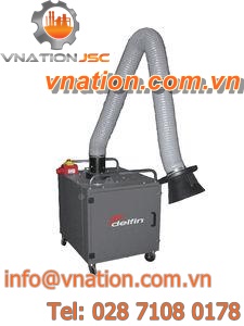 welding dust and fume extractor / mobile / with extraction arm