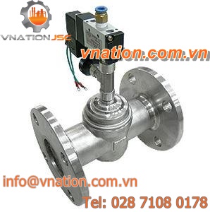 gate valve / pneumatic / control / for wastewater