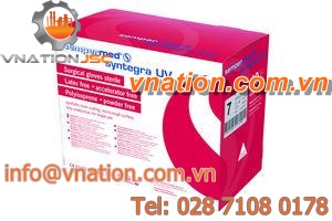 clean room gloves / chemical protection / synthetic / latex