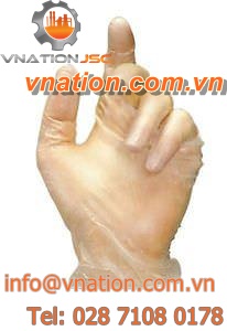 clean room gloves / mechanical protection / PVC / disposable