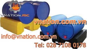 2-drum containment bund / multi-use / rigid