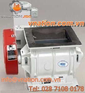 multi-purpose rotary valve / for dust collectors / square-flange