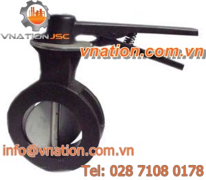 butterfly valve / manual / regulating / for air