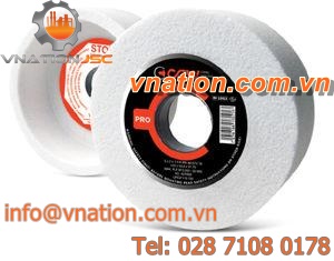 cylindrical grinding wheel / vitrified bonded superabrasive