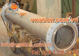 static mixer / continuous / steam/water / stainless steel