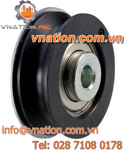 bearing wheel type roller / stainless steel / for sliding doors
