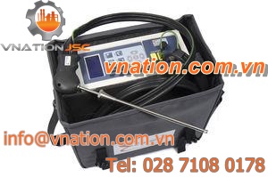 exhaust gas analyzer / pressure / portable